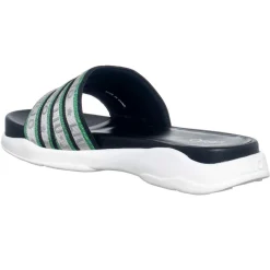 Femme Liu-Jo Sandales Plates^Mules en Cuir Star noir/gris