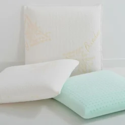 Oreiller à mémoire de forme bio blanc - 60x60 cm-Hypsom New