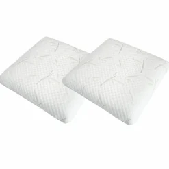 Pack 5 pièces : 2 Oreillers + Protège-Matelas + Couette + Surmatelas - 160x200 cm-Novasom Hot