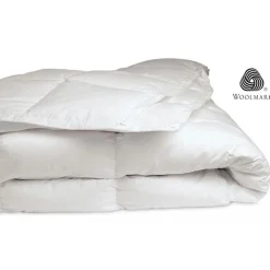 Pack 4 pièces blanc : 2 Oreillers + Protège-Matelas + Couette - 180x200 cm-Neorev Sale
