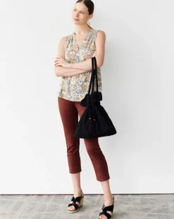 Femme Caroll Pantalons^Pantacourt Mason B chocolat