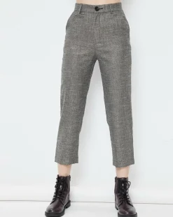 Pantalon 7/8 Ashlynn noir/doré-See u Soon Best