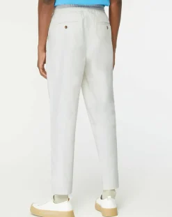 Pantalon 100% Coton Bio chino Regular Fit Mujog écru-Galeries Lafayette Online