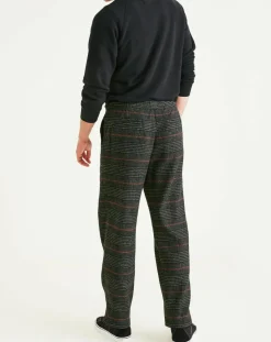 Homme Dockers Pantalons^Pantalon 100% Coton Bio Pull On Tapered imprimé noir
