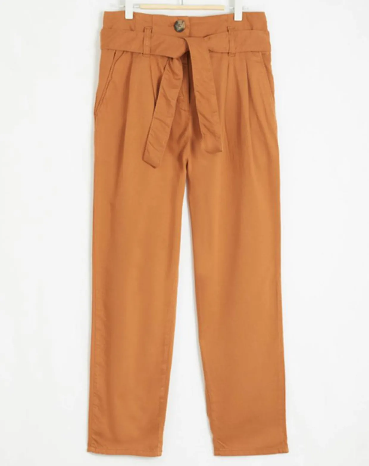 Femme Caroll Pantalons^Pantalon 7/8 fuselé June tabac