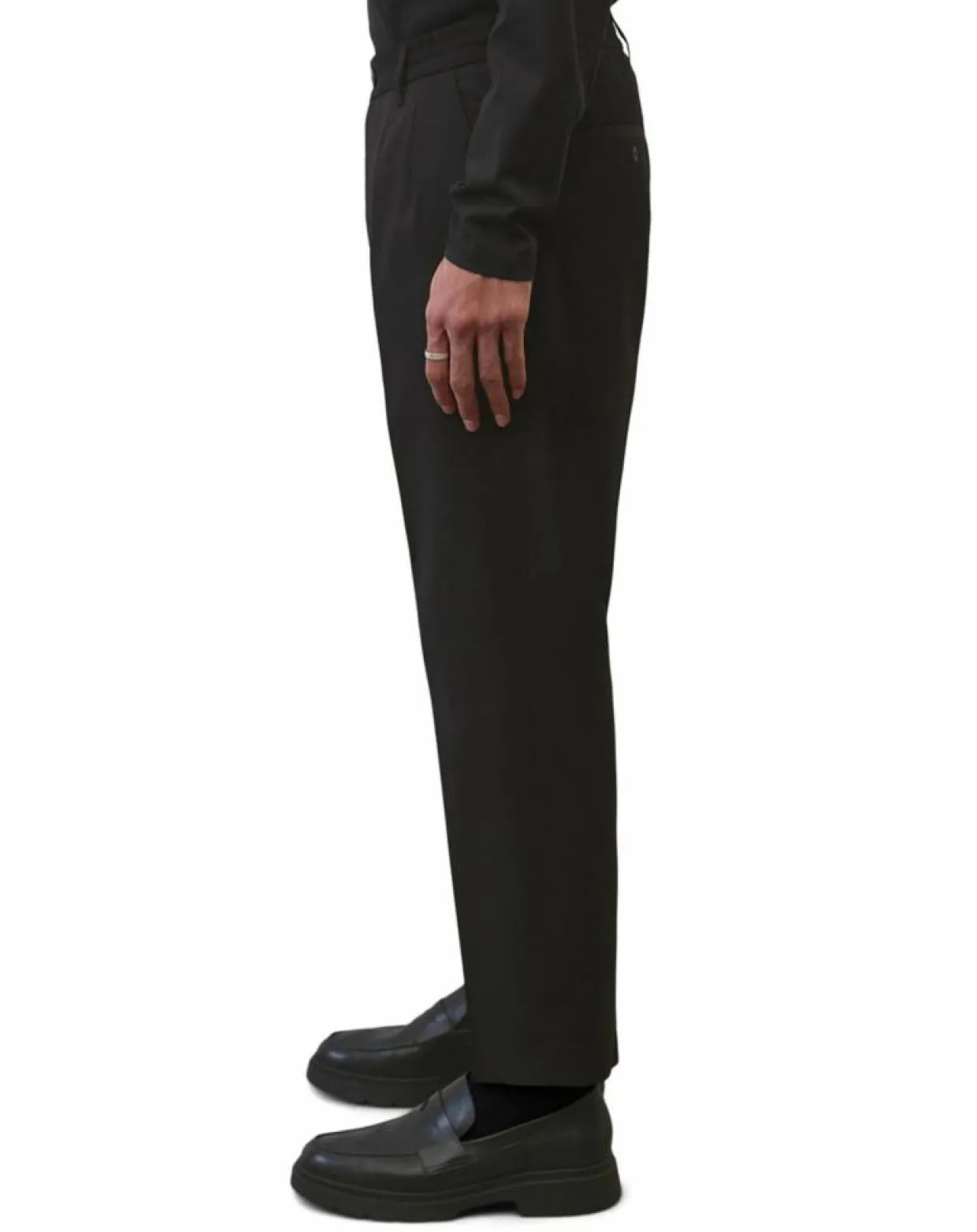Homme Marc O'Polo Pantalons^Pantalon 100% Laine Belsbo jogger noir