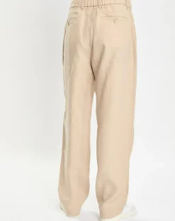 Homme Marc O'Polo Pantalons^Pantalon 100% Lin Mossbo Pant Pinces beige