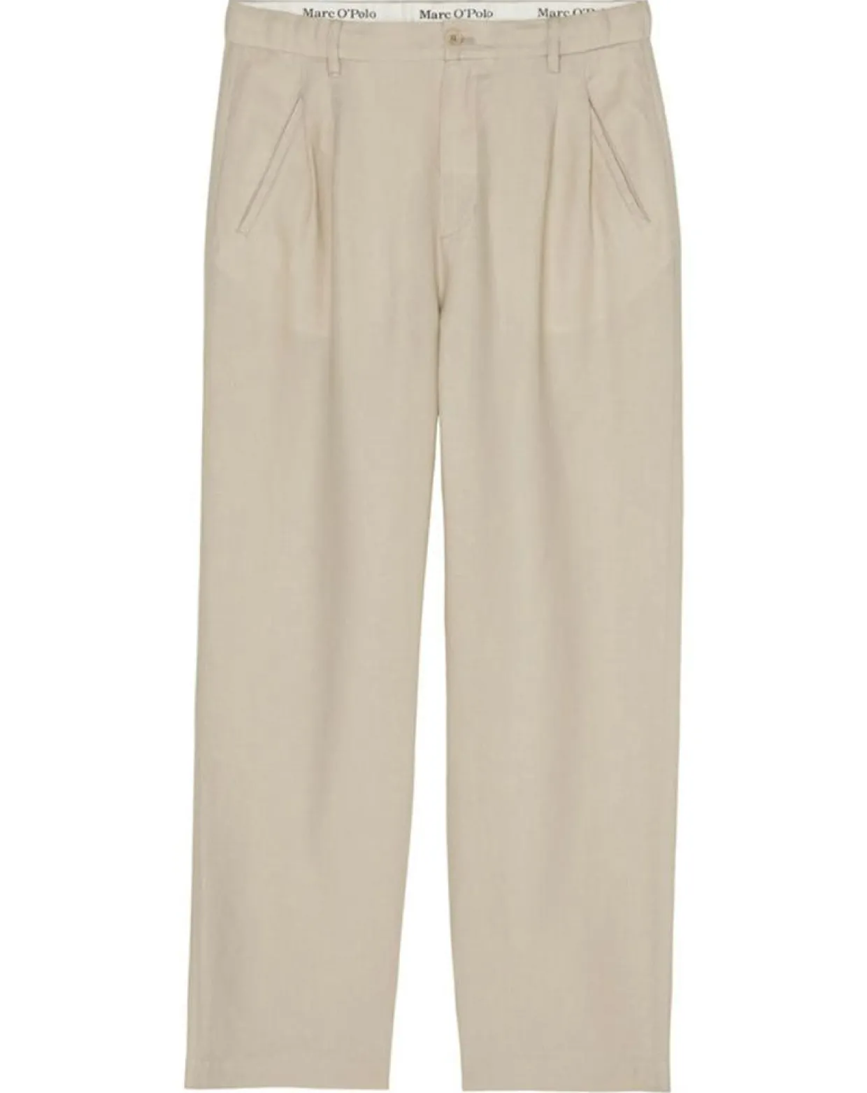 Homme Marc O'Polo Pantalons^Pantalon 100% Lin Mossbo Pant Pinces beige