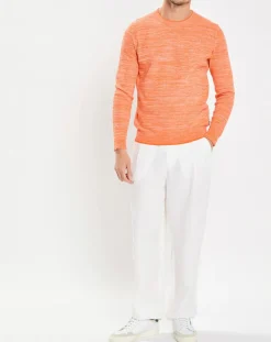 Homme Marc O'Polo Pantalons^Pantalon 100% Lin Mossbo Pant Pinces blanc