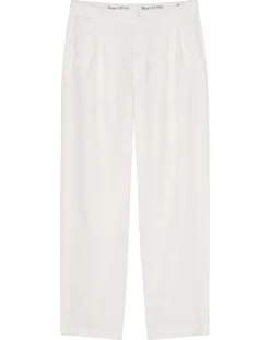Homme Marc O'Polo Pantalons^Pantalon 100% Lin Mossbo Pant Pinces blanc
