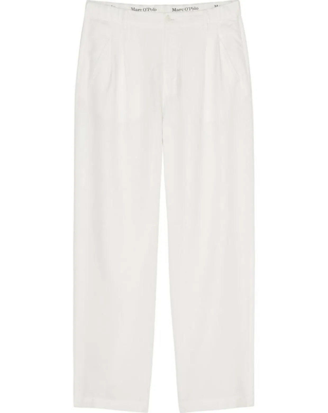 Homme Marc O'Polo Pantalons^Pantalon 100% Lin Mossbo Pant Pinces blanc