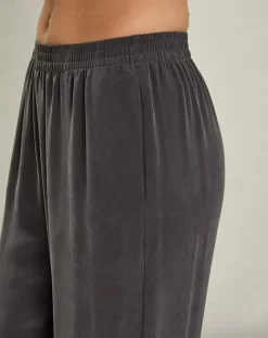 Pantalon 100% Soie Plaisance anthracite-Hartford Hot