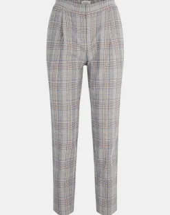 Pantalon ajusté Rink imprimé Prince de Galles gris/noir-Galeries Lafayette Online