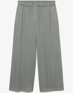 Femme Marc O'Polo Pantalons^Pantalon ample à taille élastique vert de gris