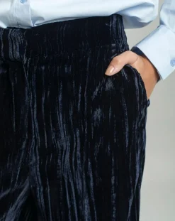 Pantalon ample en Velours Lizy nuit-Lauren Vidal Sale