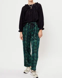 Pantalon Apolline vert-See u Soon Sale