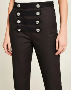 Femme Manoush Pantalons^Pantalon Army noir