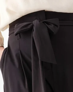 Pantalon avec Ceinture Hadrien choco-Indies Clearance