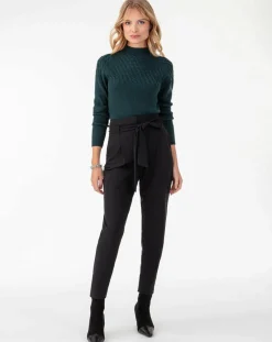 Femme Indies Pantalons^Pantalon avec Ceinture Hadrien noir
