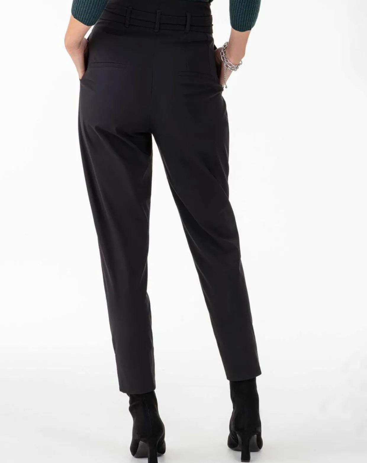 Femme Indies Pantalons^Pantalon avec Ceinture Hadrien noir