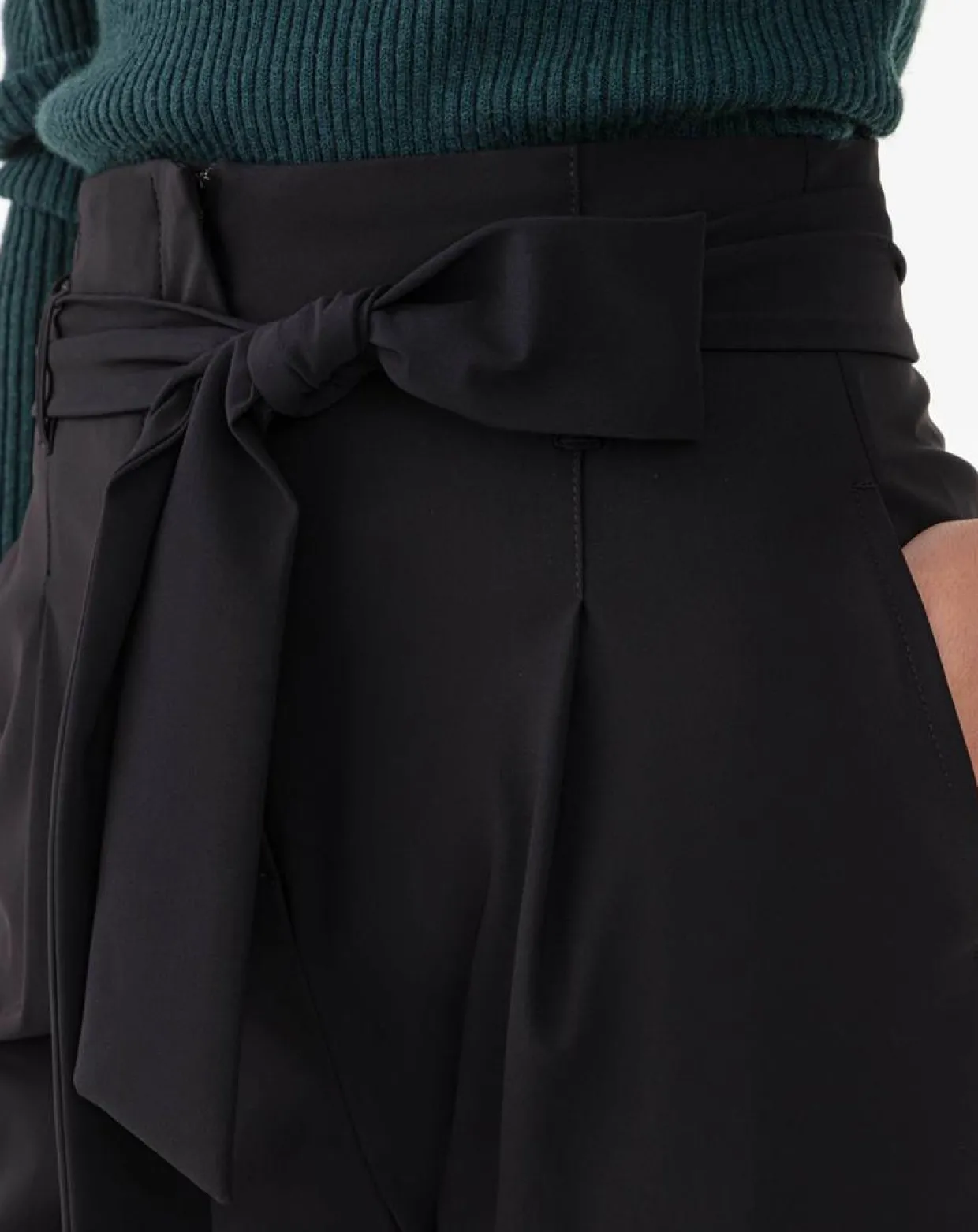 Femme Indies Pantalons^Pantalon avec Ceinture Hadrien noir