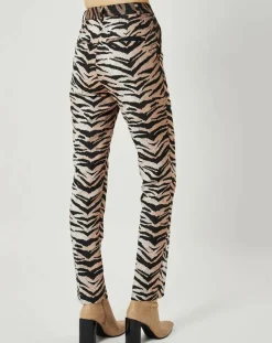 Pantalon Belle de Jour imprimé marron-Manoush Outlet