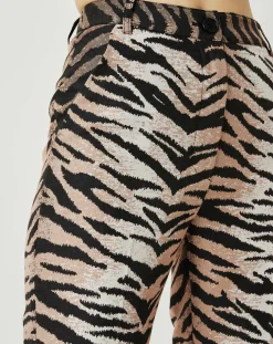 Pantalon Belle de Jour imprimé marron-Manoush Outlet