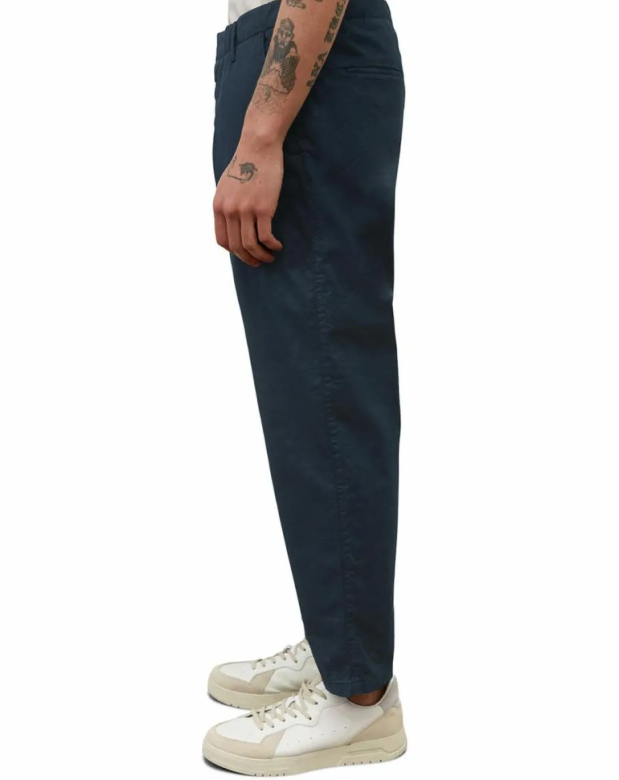 Pantalon Belsbo Jogger Coton Organic bleu marine-Marc O'Polo