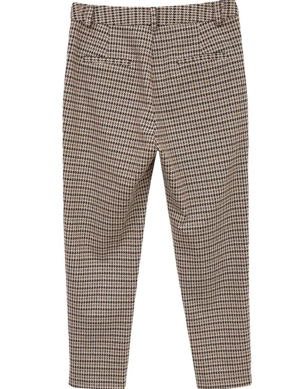 Femme The Korner Pantalons^Pantalon Bruno imprimé pied de poule beige/bleu marine