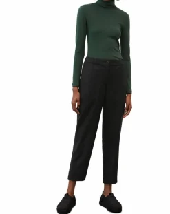 Femme Marc O'Polo Pantalons^Pantalon cargo en Laine mélangée noir