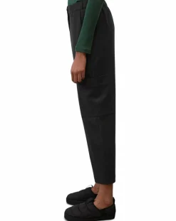 Femme Marc O'Polo Pantalons^Pantalon cargo en Laine mélangée noir