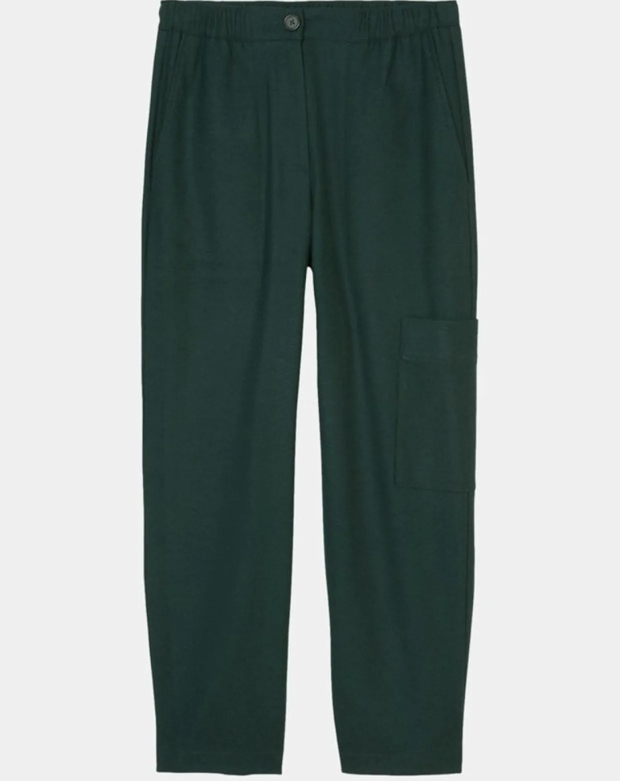 Femme Marc O'Polo Pantalons^Pantalon cargo en Laine mélangée vert foncé