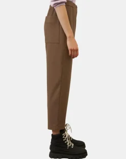 Pantalon cargo en Laine mélangée marron-Marc O'Polo Best