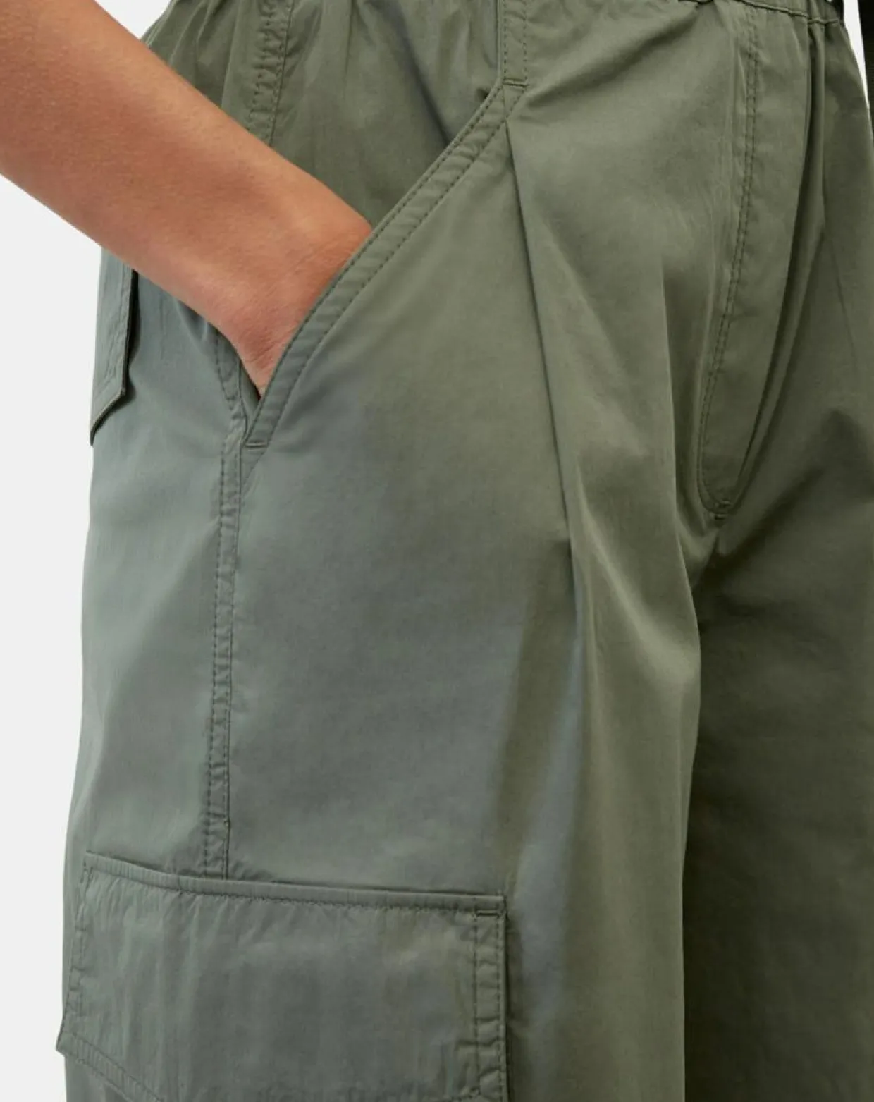 Femme Marc O'Polo Pantalons^Pantalon cargo Explorer kaki