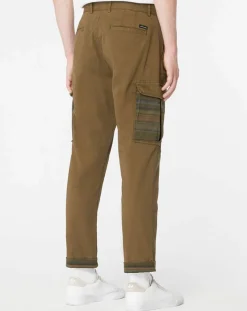 Homme Scotch & Soda Pantalons^Pantalon Cargo Loose Tapered kaki foncé