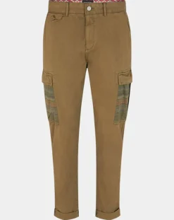Homme Scotch & Soda Pantalons^Pantalon Cargo Loose Tapered kaki foncé