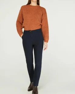 Femme Jodhpur Pantalons^Pantalon chino Bill bleu marine