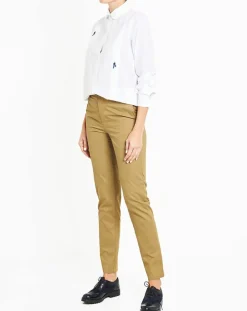 Pantalon chino Charles kaki clair-Galeries Lafayette New