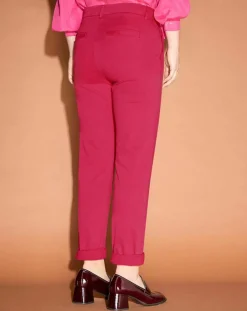 Pantalon chino Cyrilp rose foncé-Jodhpur Best