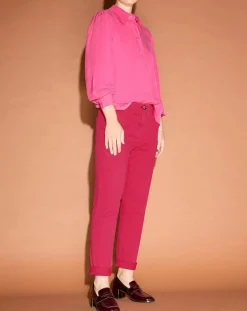 Pantalon chino Cyrilp rose foncé-Jodhpur Best