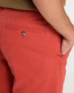 Pantalon chino en Coton bio droit Kutdroit rouge foncé-Galeries Lafayette Discount