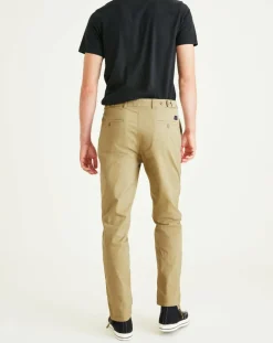 Pantalon chino en Coton Bio Mobile Icon Tapered beige foncé-Dockers Sale