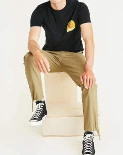 Pantalon chino en Coton Bio Mobile Icon Tapered beige foncé-Dockers Sale