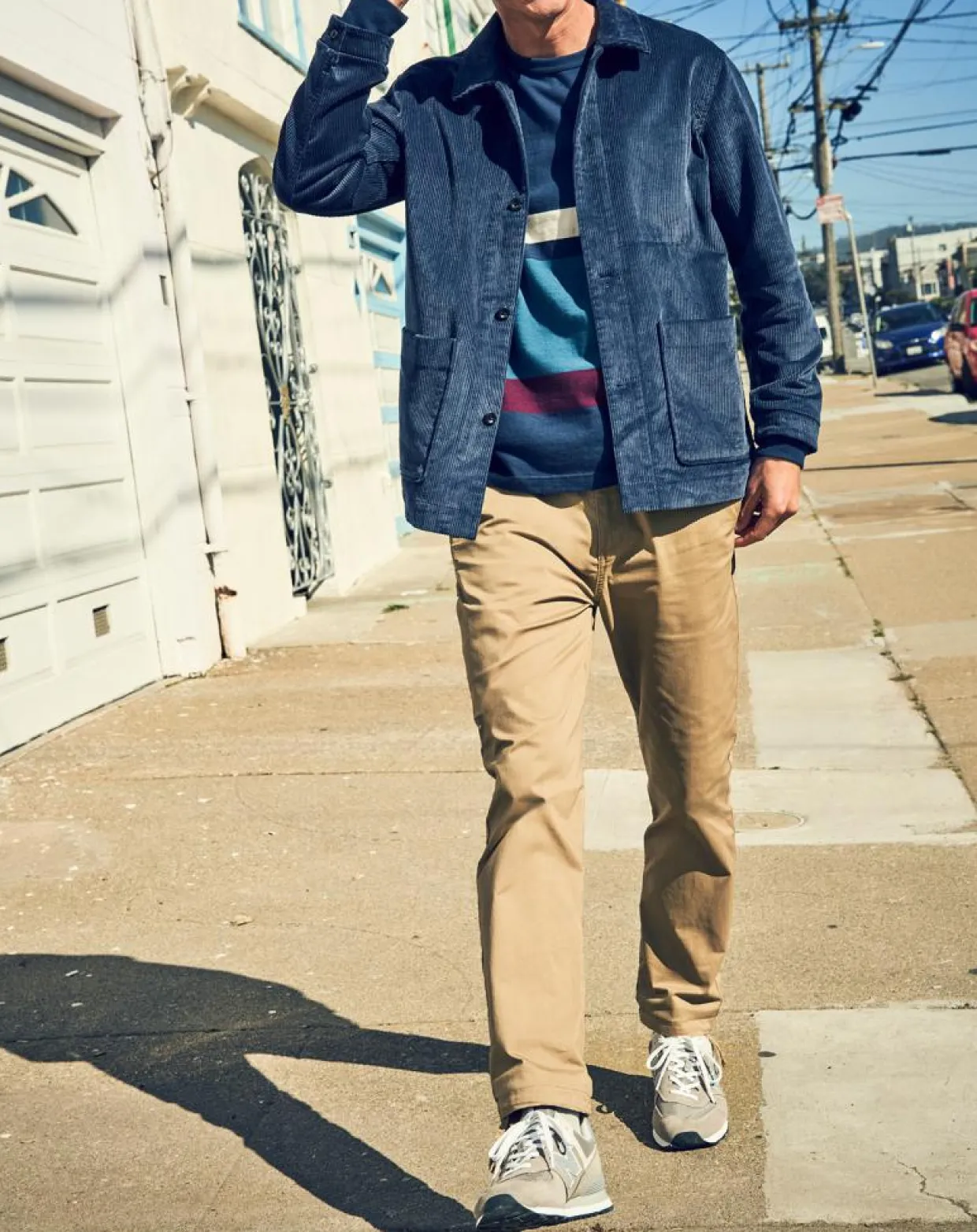 Pantalon chino en Coton Bio Mobile Icon Tapered beige foncé-Dockers Sale