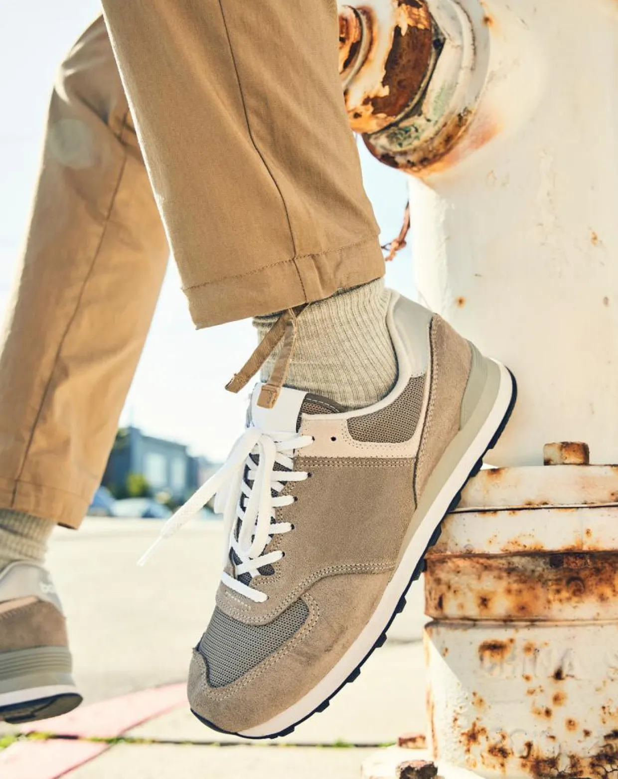 Pantalon chino en Coton Bio Mobile Icon Tapered beige foncé-Dockers Sale
