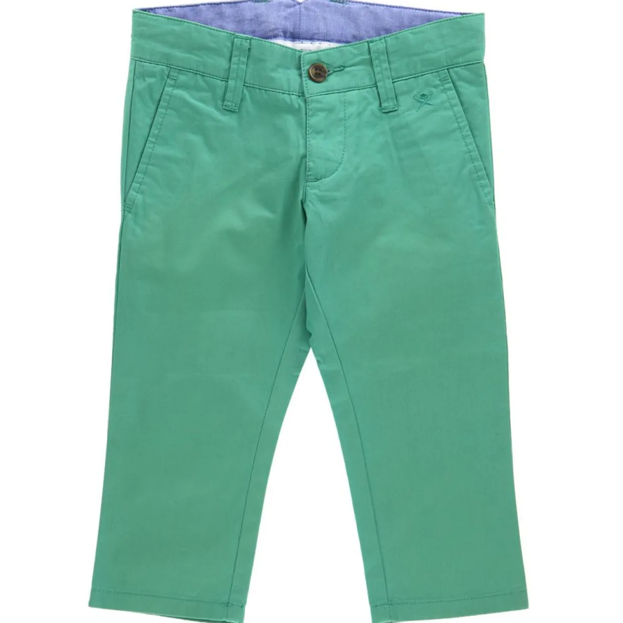 Enfant Hackett London Garçon^Pantalon Chino en Toile de Coton vert