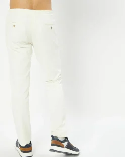 Homme Hackett London Pantalons^Pantalon Chino Jersey Sport écru