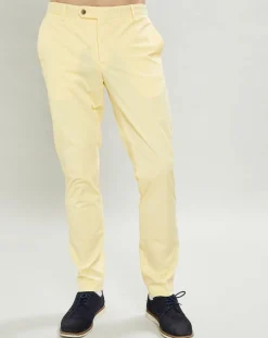 Homme Hackett London Pantalons^Pantalon chino Milleraie jaune clair