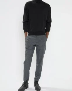 Pantalon Chino Pince Regular Blacke gris-Scotch & Soda Outlet