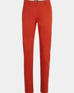 Pantalon chino Regular Fit Kutdroit orange foncé-Galeries Lafayette Hot